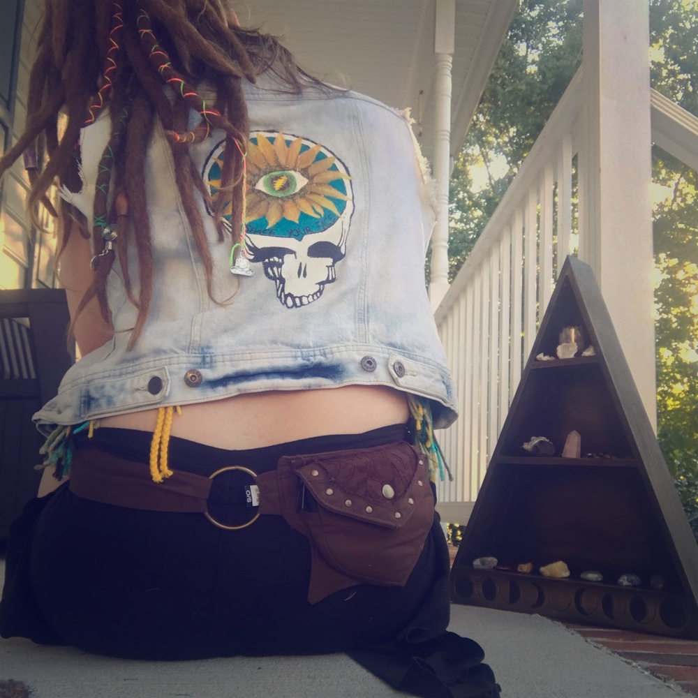 Grateful Dead hand-painted Vest